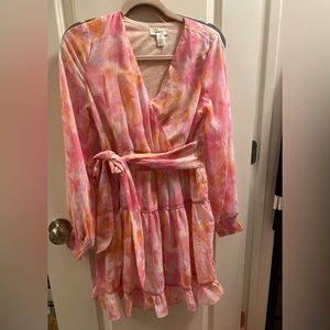 Super cute pink floral dress